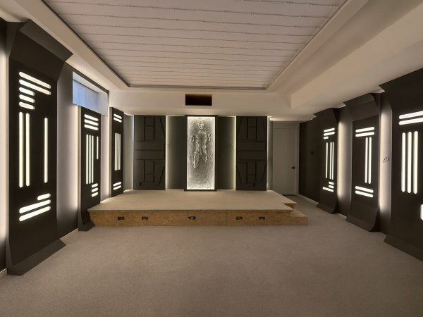 Custom build Theater room and built-in stage by Delghavi Design & Build in Nobleton